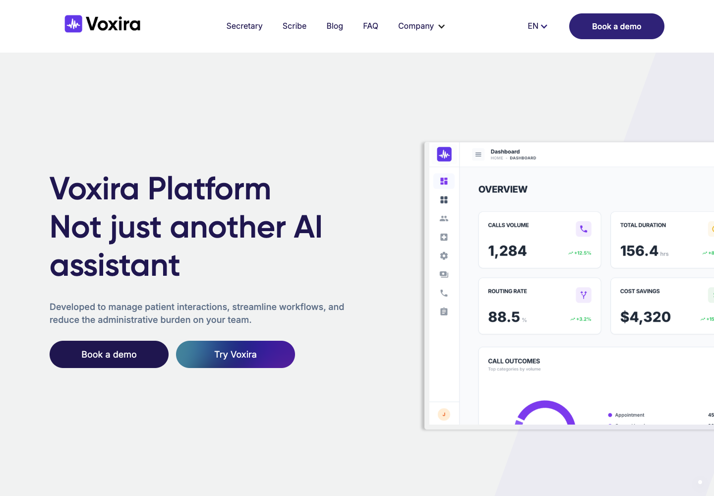 Voxira website